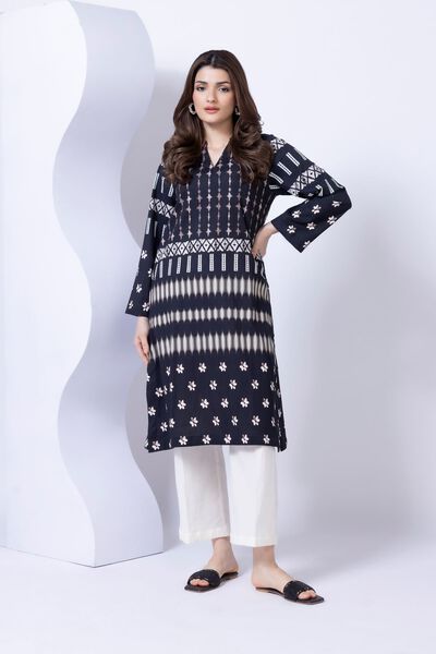 Printed | Ripple Crinkle | Kurta | AED 50.00