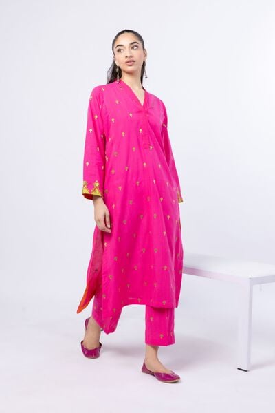 Embroidered | Handwoven Cotton | Pants | AED 120.00