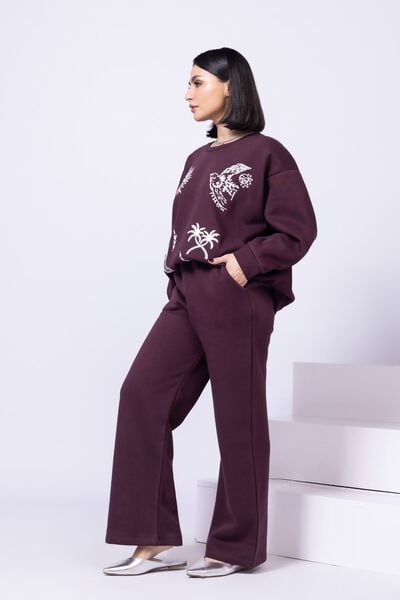 Dyed | Cotton Polyester Fleece | Trousers | AED 21.60
