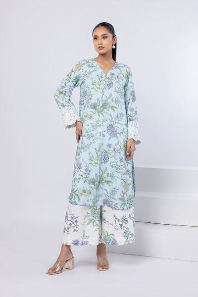 Embroidered | Dull Raw Silk | Kurta | AED 140.00