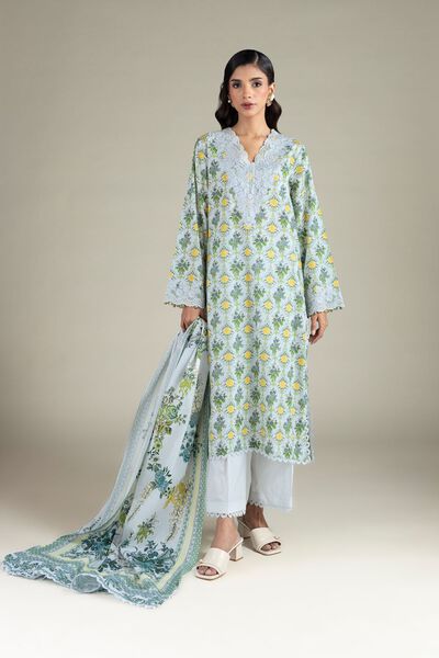 Embroidered | Cambric | Fabrics 3 Piece | AED 90.00