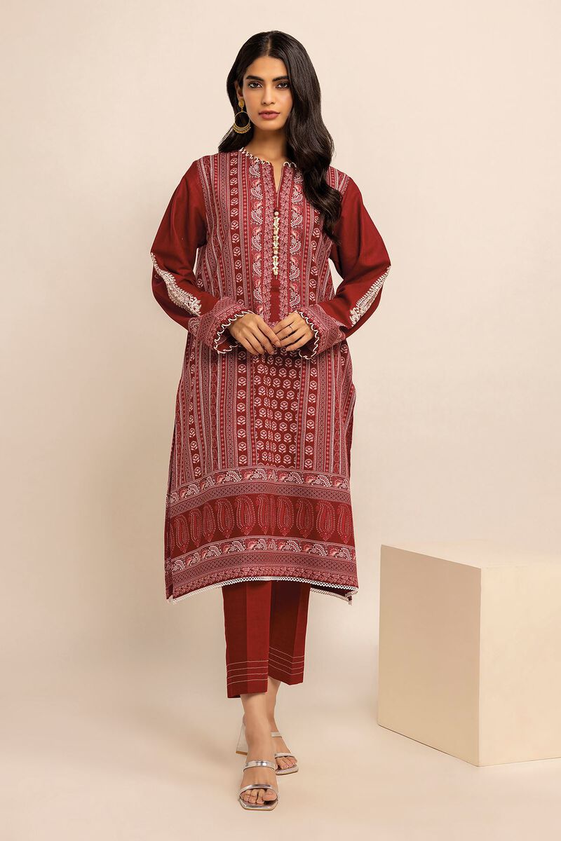 Light Khaddar | Embroidered | Fabrics 2 Piece | Top Bottoms | null
