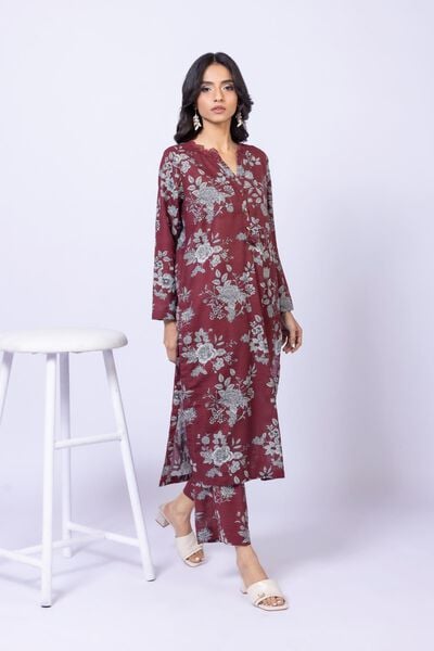 Printed | Textured Cotton | Pants | AED 60.00