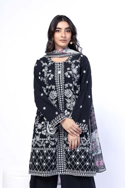 Embroidered | Cotton Dobby | Tailored 3 Piece | AED 300.00