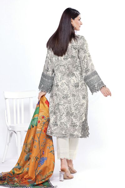 Embroidered | Cotton Satin | Fabrics 3 Piece | AED 120.00