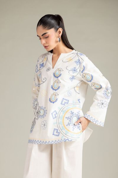 Textured Cotton | Tunic | AED 78.00