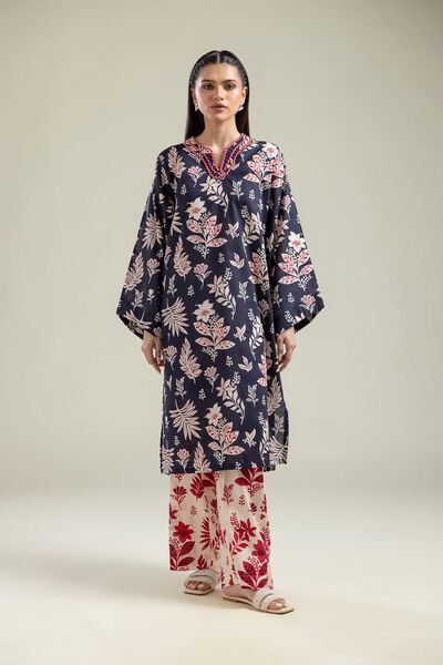 Printed | Cotton Dobby | Cotton Floral Pants | AED 80.00