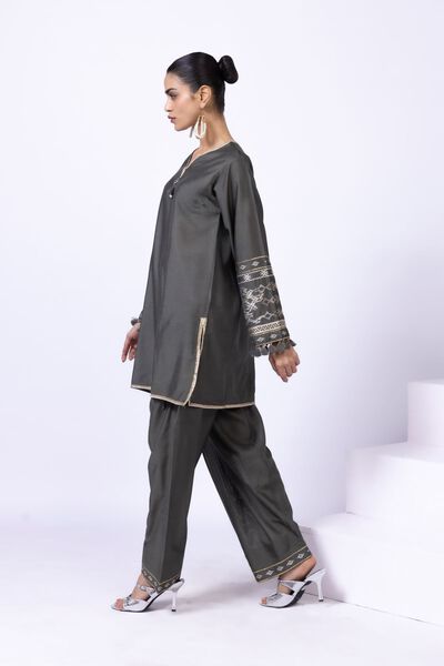 Embroidered | Raw Silk | Shalwar | AED 30.00