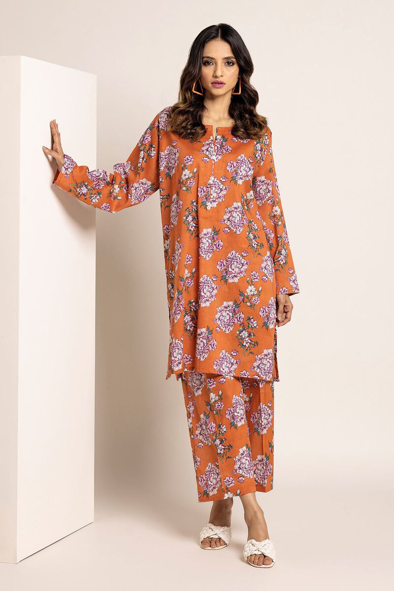 Printed Lawn | Top Bottoms | Fabrics 2 Piece | null