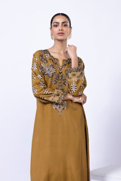 Embroidered | Thai Silk | Kurta | AED 78.00