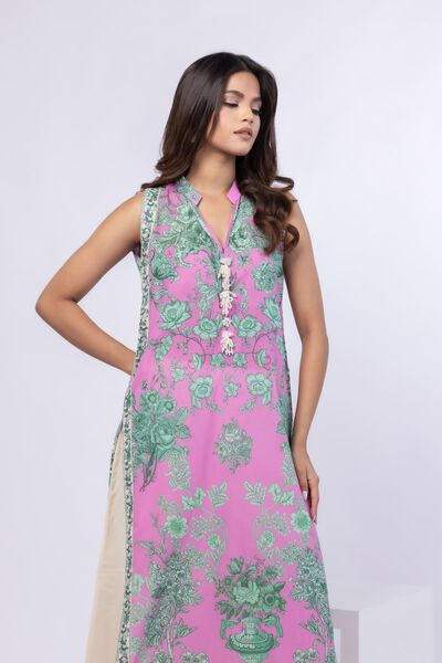 Printed | Swiss Voile | Kurta | AED 200.00