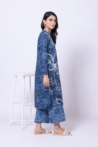 Printed | Heavy Textured Cotton | Pants | AED 60.00