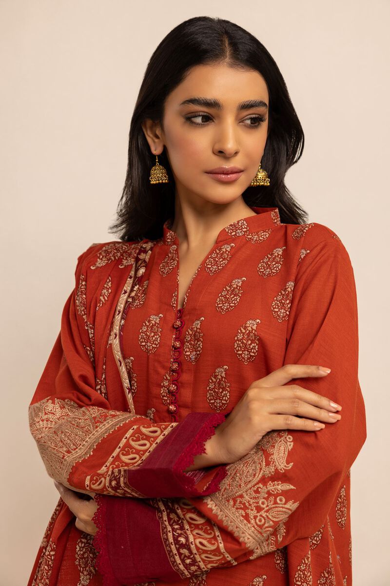Embroidered | Light Khaddar | Fabrics 3 Piece | null