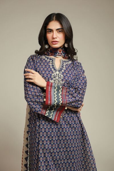 Printed | Messuri | Tailored 3 Piece | AED 250.00