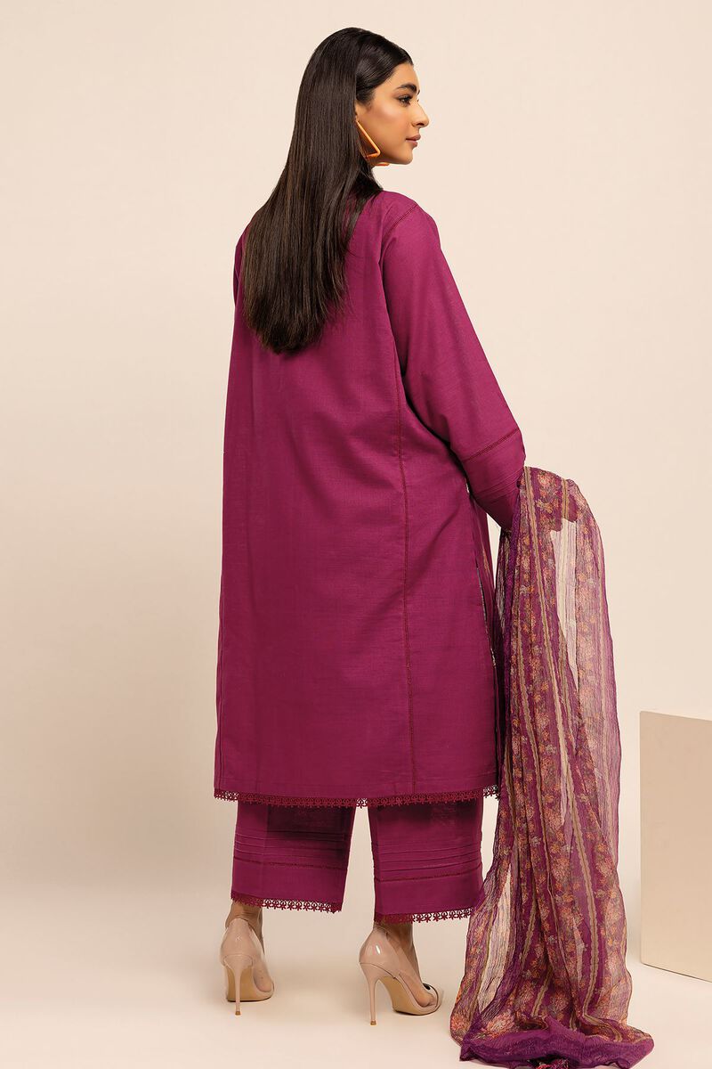 Embroidered | Crosshatch | Fabrics 3 Piece | null