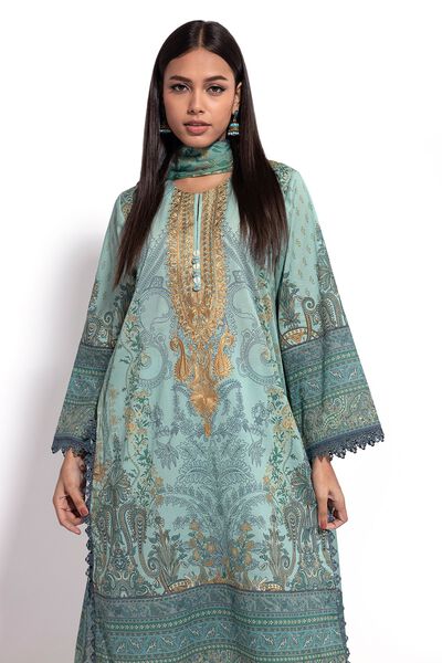 Lawn | Embroidered | Fabrics 3 Piece | AED 120.00