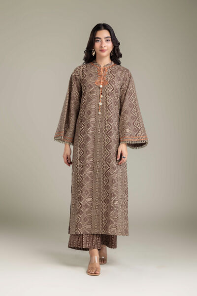 Embroidered | Light Khaddar | Fabrics 2 Piece | Top and Bottom | AED 130.00