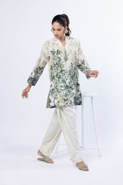 Embroidered | Cambric | Pants | AED 68.00