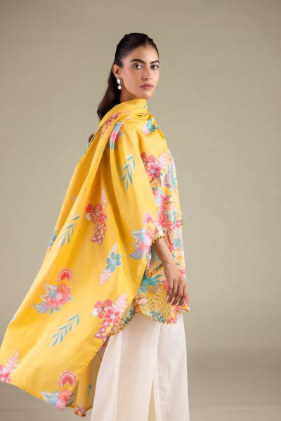 Printed | Lawn | Floral Dupatta | AED 80.00