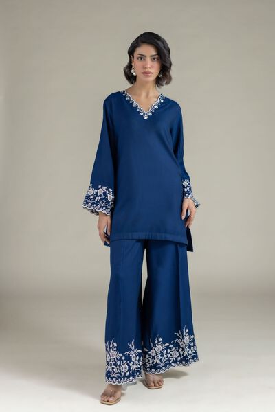 Embroidered | Heavy Blended Viscose | Pants | AED 115.00