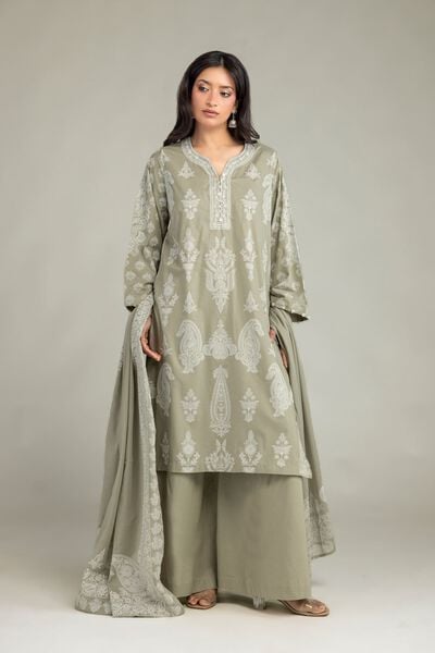 Cambric | Solid Olive Pants | AED 130.00