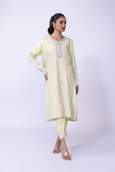 Embroidered | Russian Raw Silk | Pants | AED 36.00