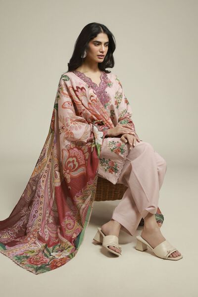Embroidered | Mesuri | 3-piece Tailored Set | AED 280.00