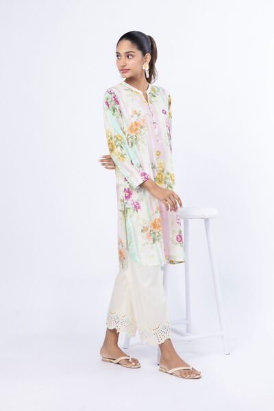 Embroidered | Cambric | Pants | AED 88.00
