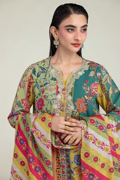 Embroidered | Mesuri | Mesuri Floral Dupatta | AED 30.00