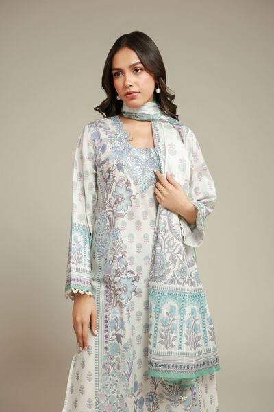 Embroidered | Textured Lawn | Tailored Lawn 3-Piece | AED 250.00