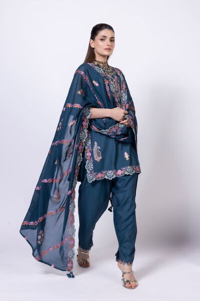 Embroidered | Viscose Oak Silk | Shalwar | AED 30.00