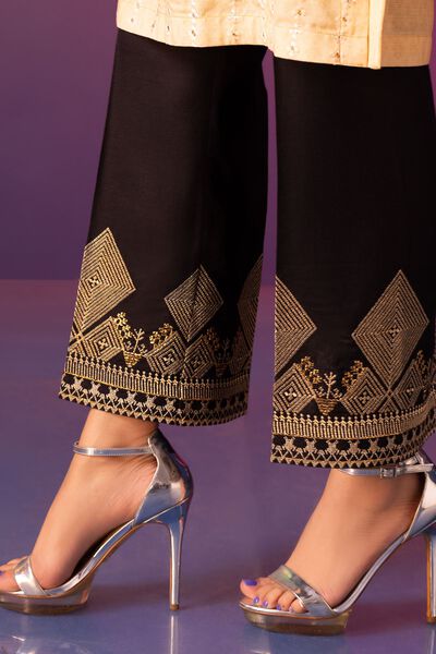 Narrow Culottes, BLACK, hi-res