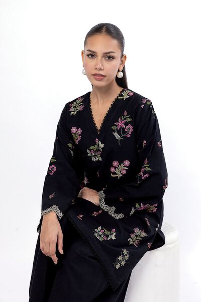 Embroidered | Crosshatch | Tailored 2 Piece | Top and Bottom | AED 180.00