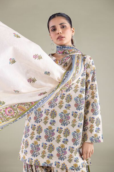 Printed | Lawn | Mughal Motif Dupatta | AED 80.00