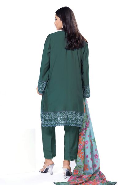 Embroidered | Dull Raw Silk | Fabrics 3 Piece | AED 120.00