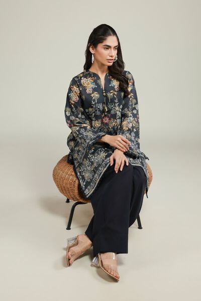 Printed | Jacquard | Black Tailored Set | AED 200.00