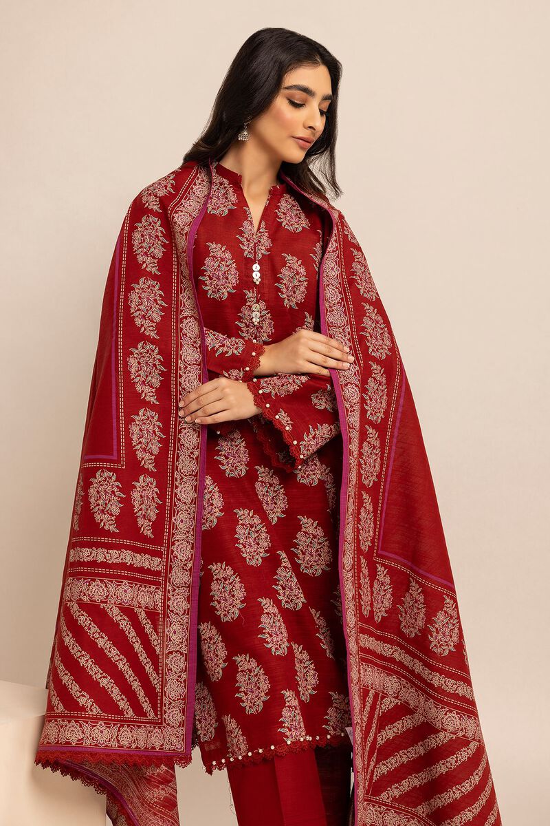 Printed | Khaddar | Fabrics 3 Piece | null