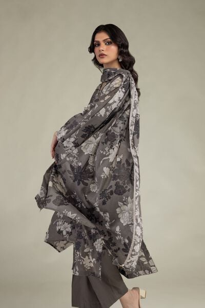 Embroidered | Lawn | Gray Lawn Dupatta | AED 80.00