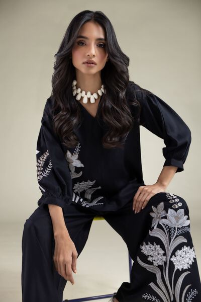Embroidered | Viscose | Blouse | AED 65.00