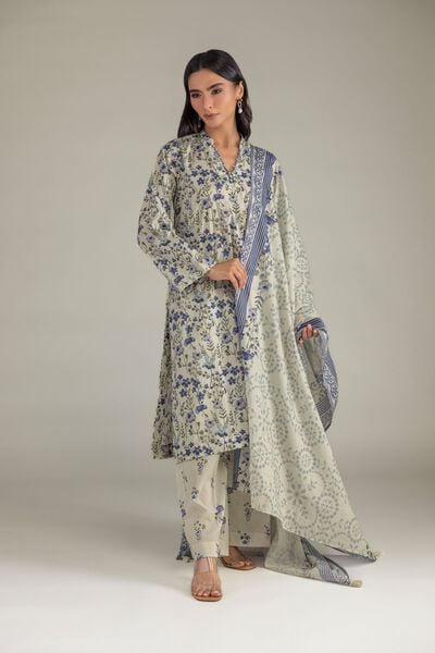 Printed | Cambric | Floral Cambric Pants | AED 130.00