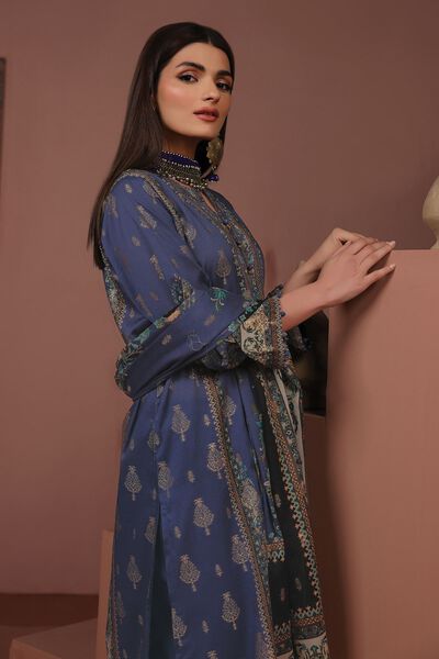 Composed Polyester Brosha Jacquard | Printed | Tailored 3 Piece | AED 160.00