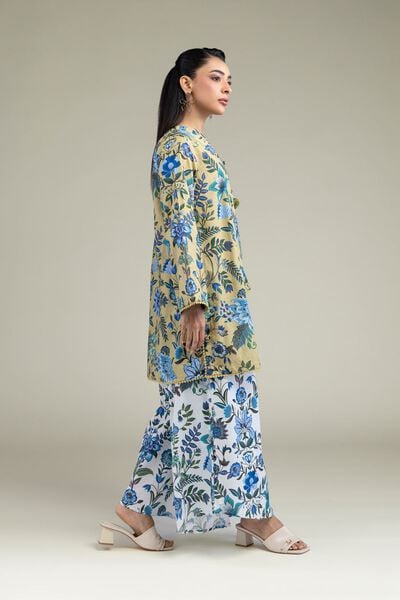 Printed | Cotton Dobby | Floral Spring Pants | AED 100.00