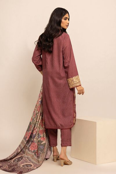 Fabrics 3 Piece, MAROON, hi-res