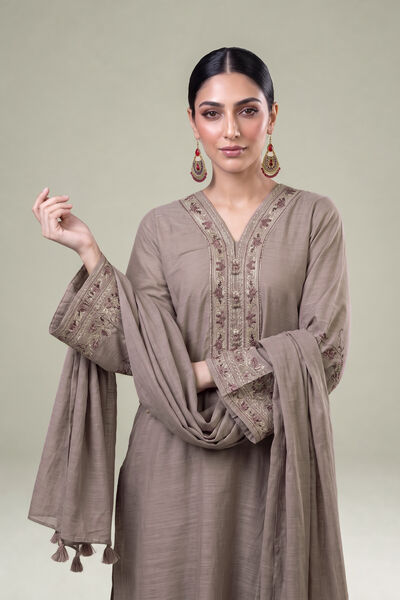 Embroidered | Light Khaddar | Light Khaddar Dupatta | AED 130.00