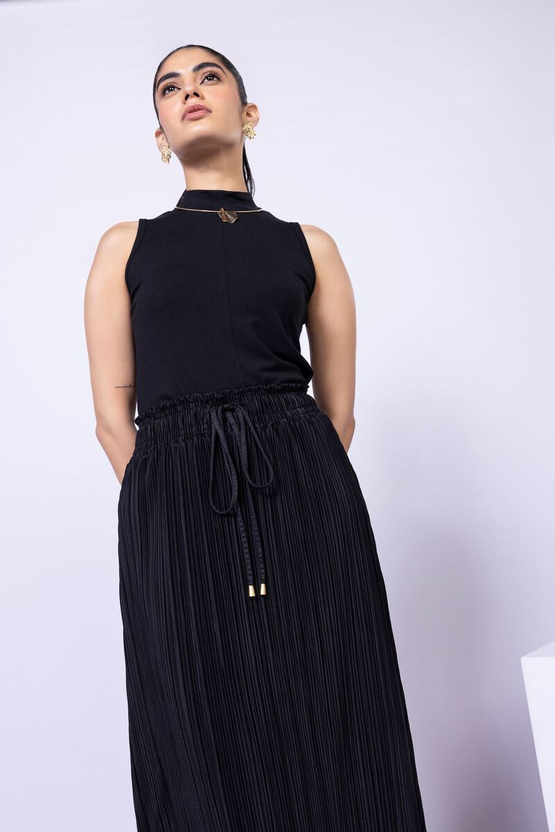 Dyed | Pleated Georgette | Skirt | AED 30.00