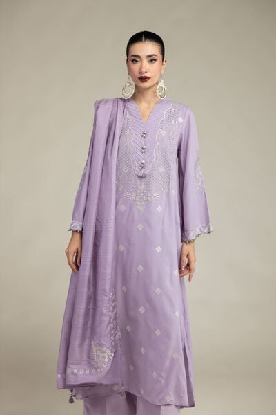 Embroidered | Raw Silk | Long Embroidered Kurta | AED 75.00
