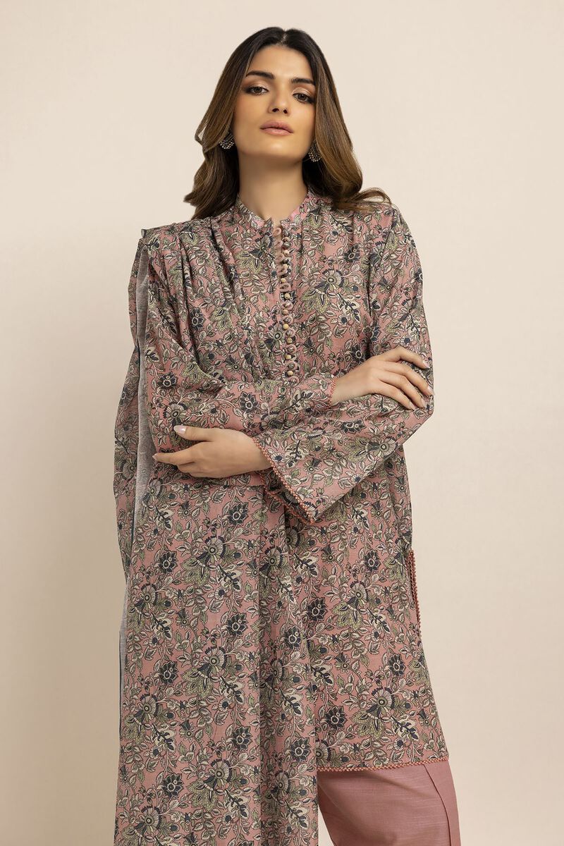 Printed | Light Khaddar | Fabrics 3 Piece | null