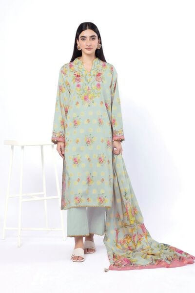 Printed | Jacquard | Fabrics 3 Piece | AED 180.00