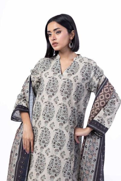 Printed | Textured Cotton | Fabrics 3 Piece | AED 120.00