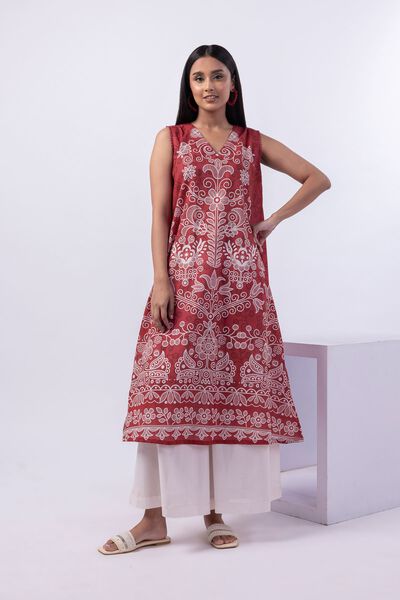 Printed | Cambric | Kurta | AED 40.00